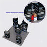 Magnetic Fabric Banner Stand & Pop-Up Booth Exhibition Kit - hidden behind-panel storage