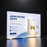 Backlit SEG Light Box for University Recruitment – 9.8ft