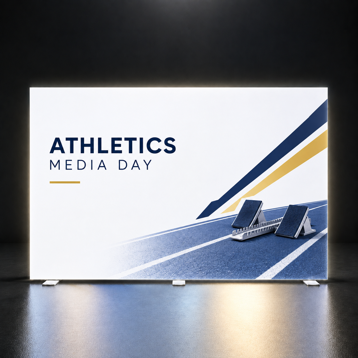 Backlit SEG Light Box for University Recruitment – 9.8ft