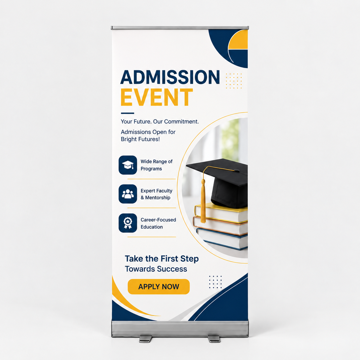 Budget Roll Up Banner for Campus & School Events