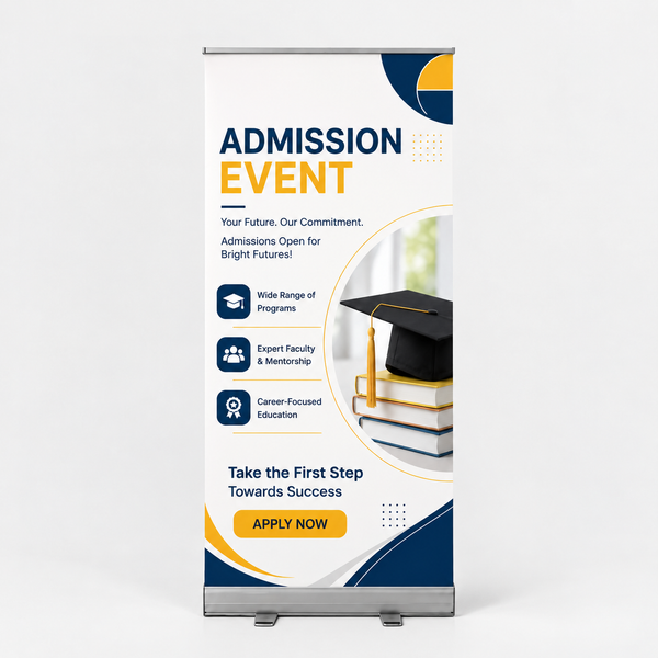 Banner enrollable de presupuesto