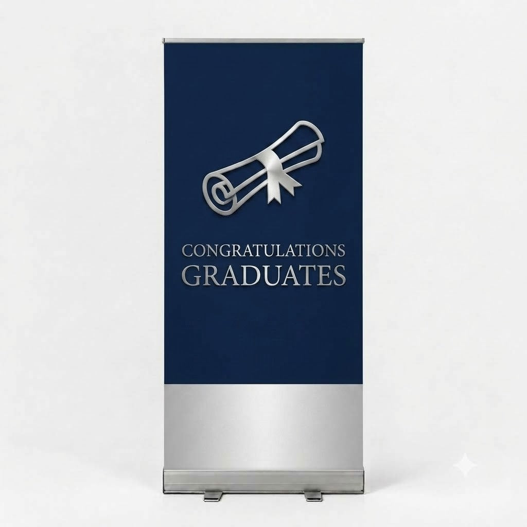 Budget Roll Up Banner for Campus & School Events