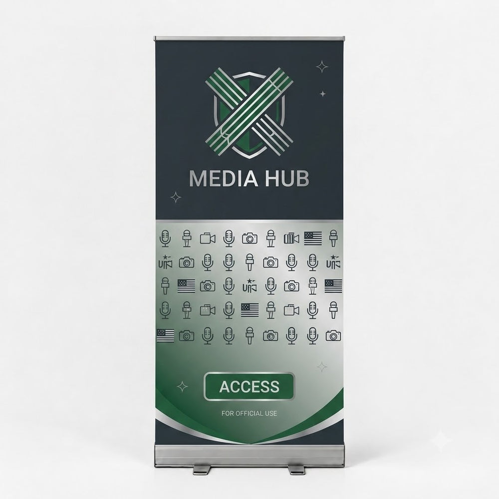 Budget Roll Up Banner for Campus & School Events