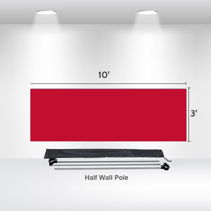Blank Canopy Tent Half Wall (No Print)