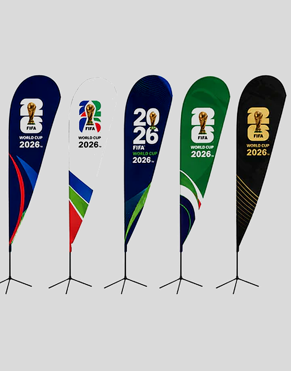 FIFA 2026 Teardrop Flag | Custom Event Flags – Backdropsource