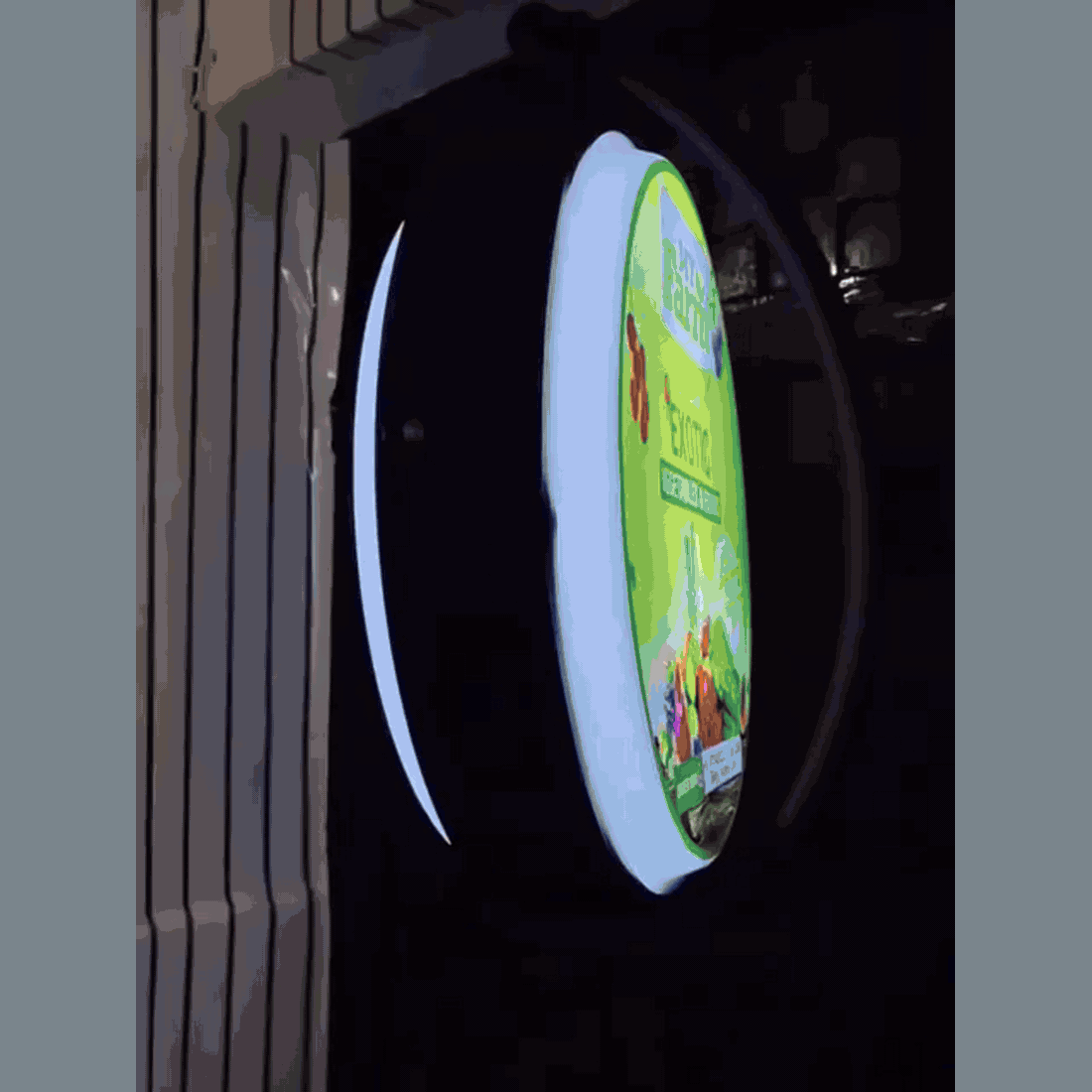 Double-Sided LED Rotating Sign Box