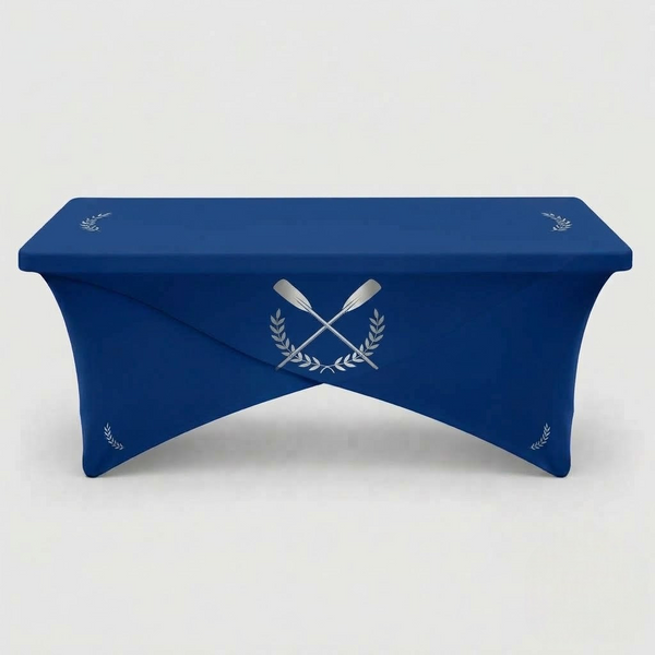 Cross-Over Stretch Table Cover for Graduation & Campus Events