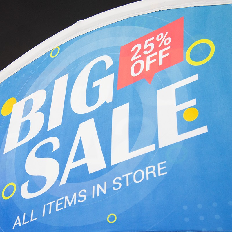 Curved Outdoor Billboard Banner (only billboard)