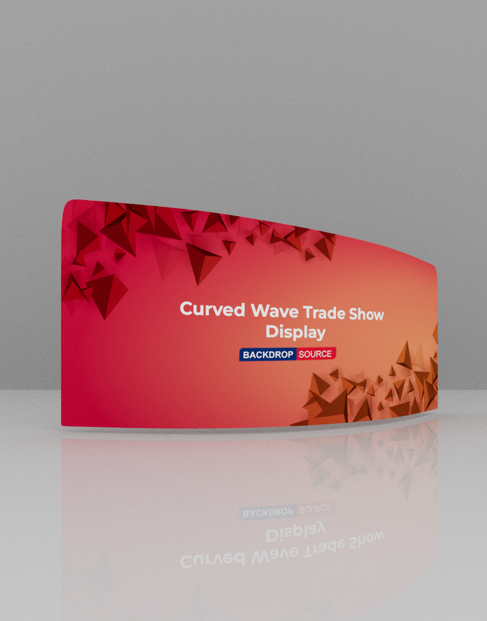 Exhibición comercial de ondas curvas