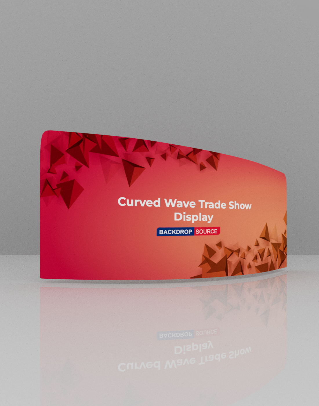 Exhibición comercial de ondas curvas