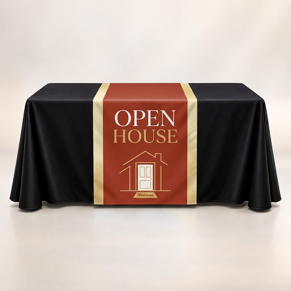 Custom School Table Runner with Logo