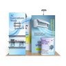 Photo Booth & Pop-Up Display Exhibition Kit with Shelving & TV Rack - front view