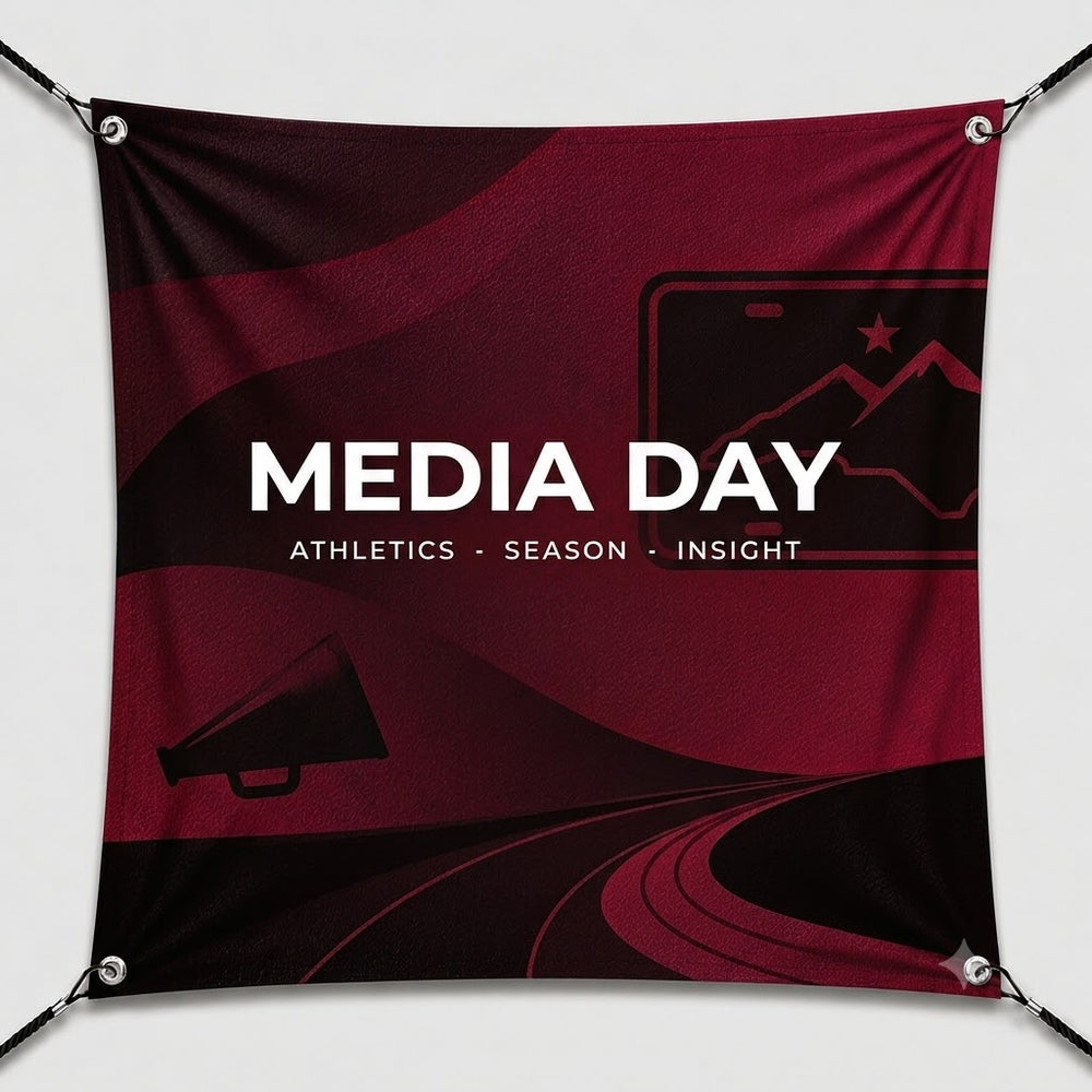 Double-Sided Printed Polyester Fabric for University Events