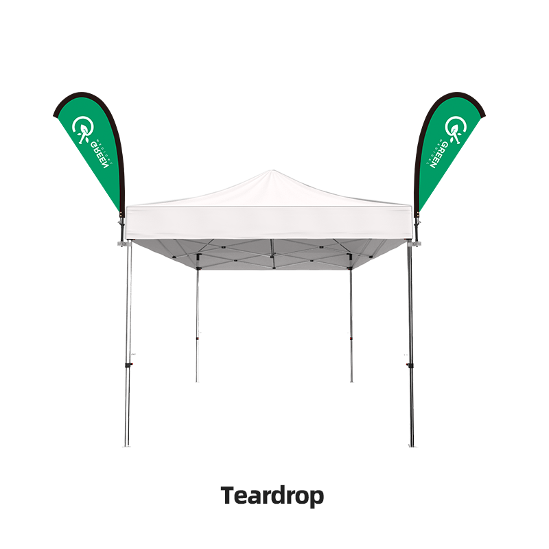 Fabric Feather Flag for Canopy Tents