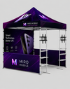 10ft x 10ft Fabric Canopy Kit with Shelving & TV Mounts