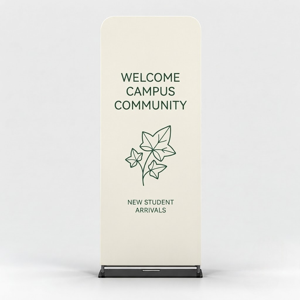 Soportes EZ Banner para exhibiciones en ferias comerciales