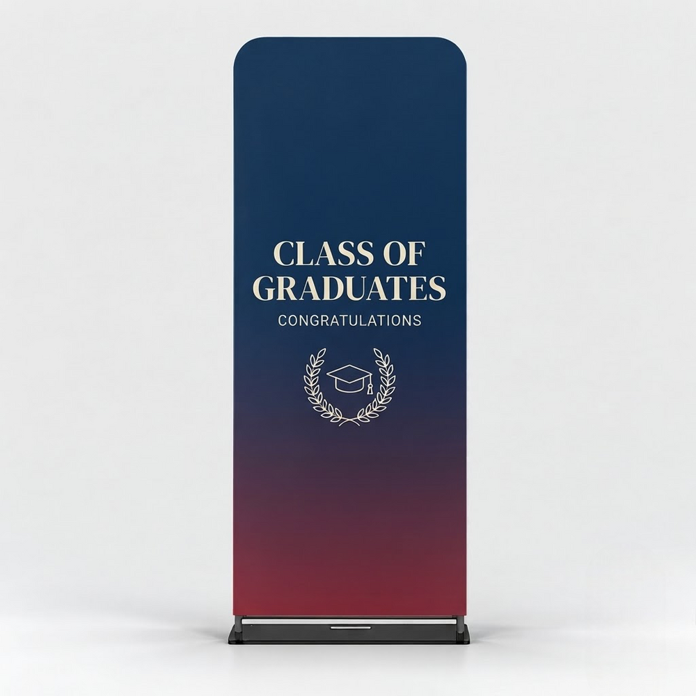 Soportes EZ Banner para exhibiciones en ferias comerciales