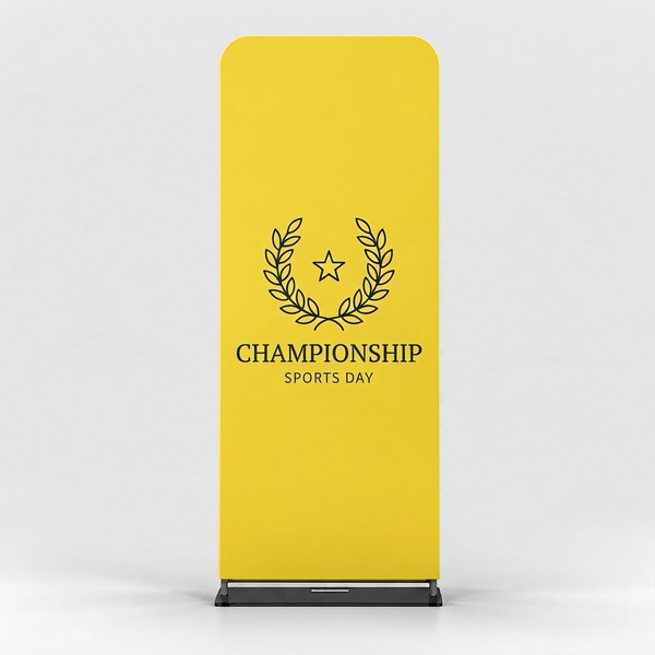 EZ Fabric Banner Stand for Campus Events & Homecoming