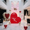 3D Heart Shape Backdrop