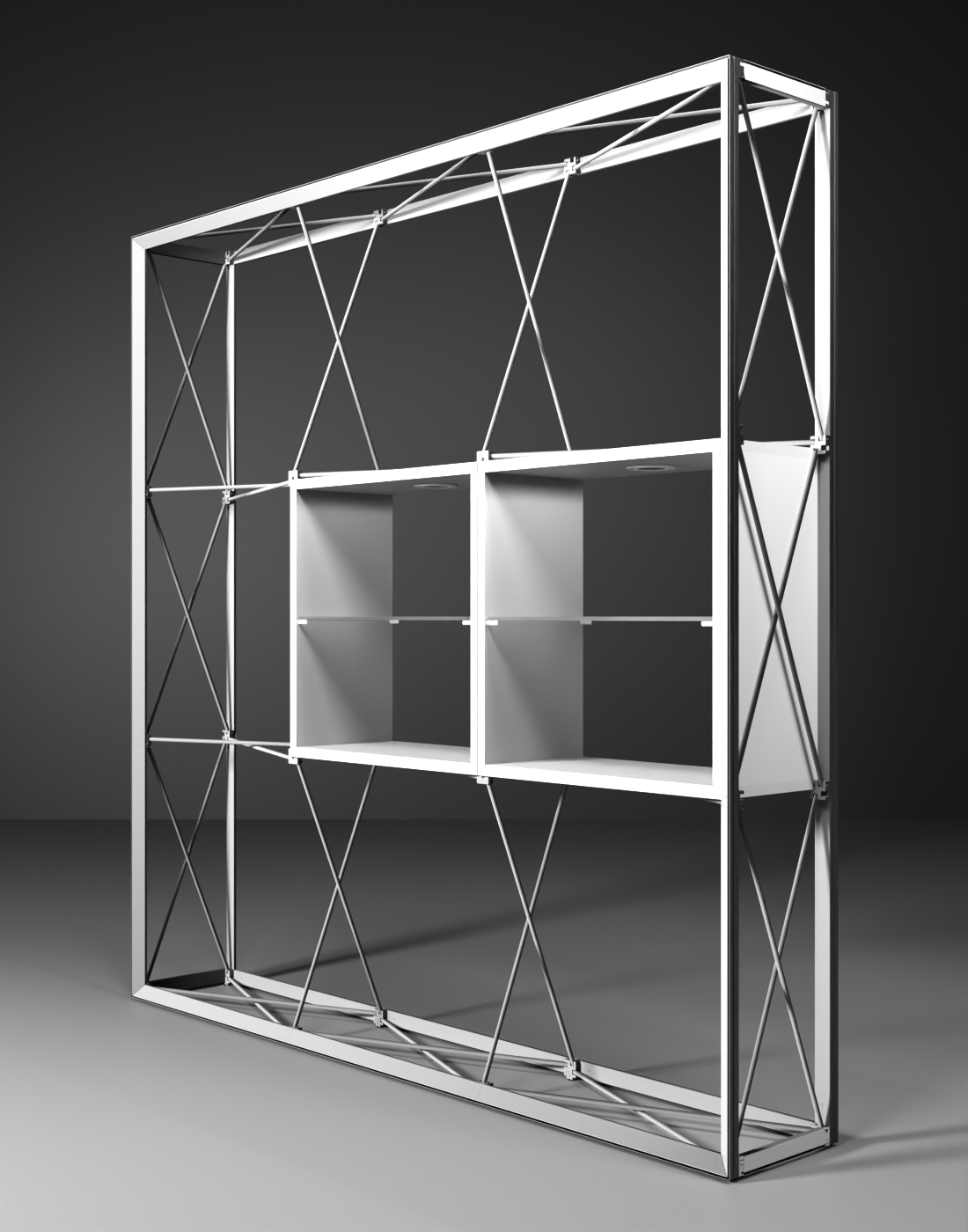 Internal Display Base SEG Popup Display with Internal Showcase & LED Ring | Illuminated ...