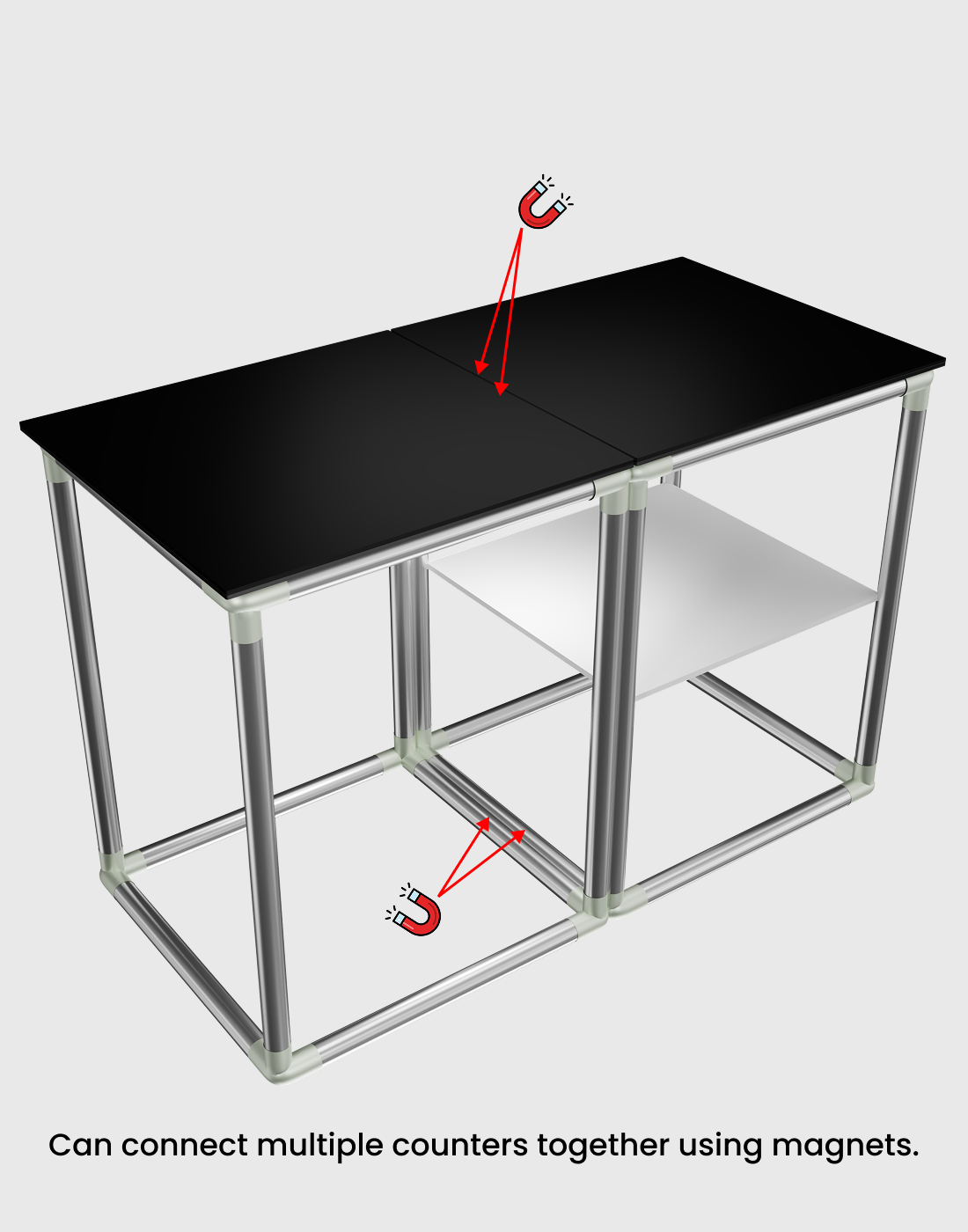 Magnetic Promotional Fabric Counter