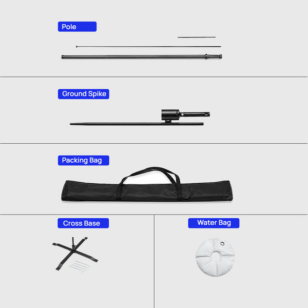 Flag Bases & Weight Plates