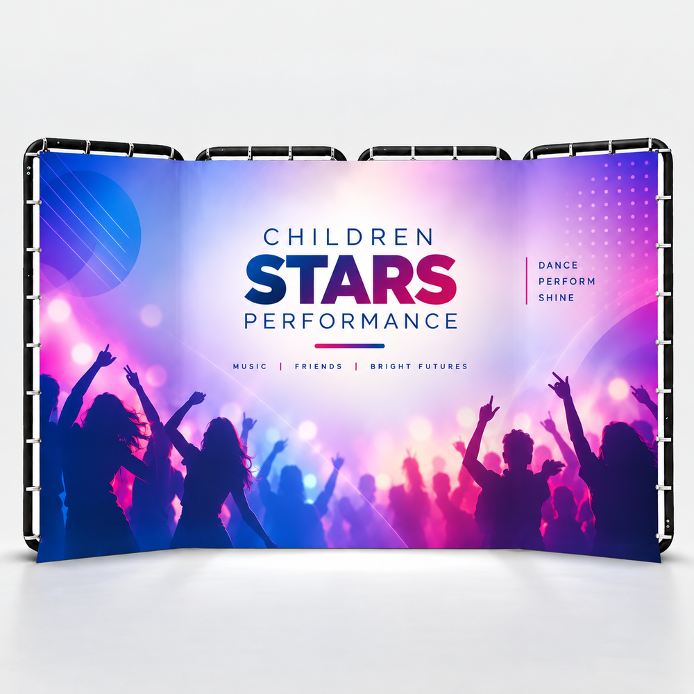 Foldable Panoramic Backdrop for Prom & School Dances