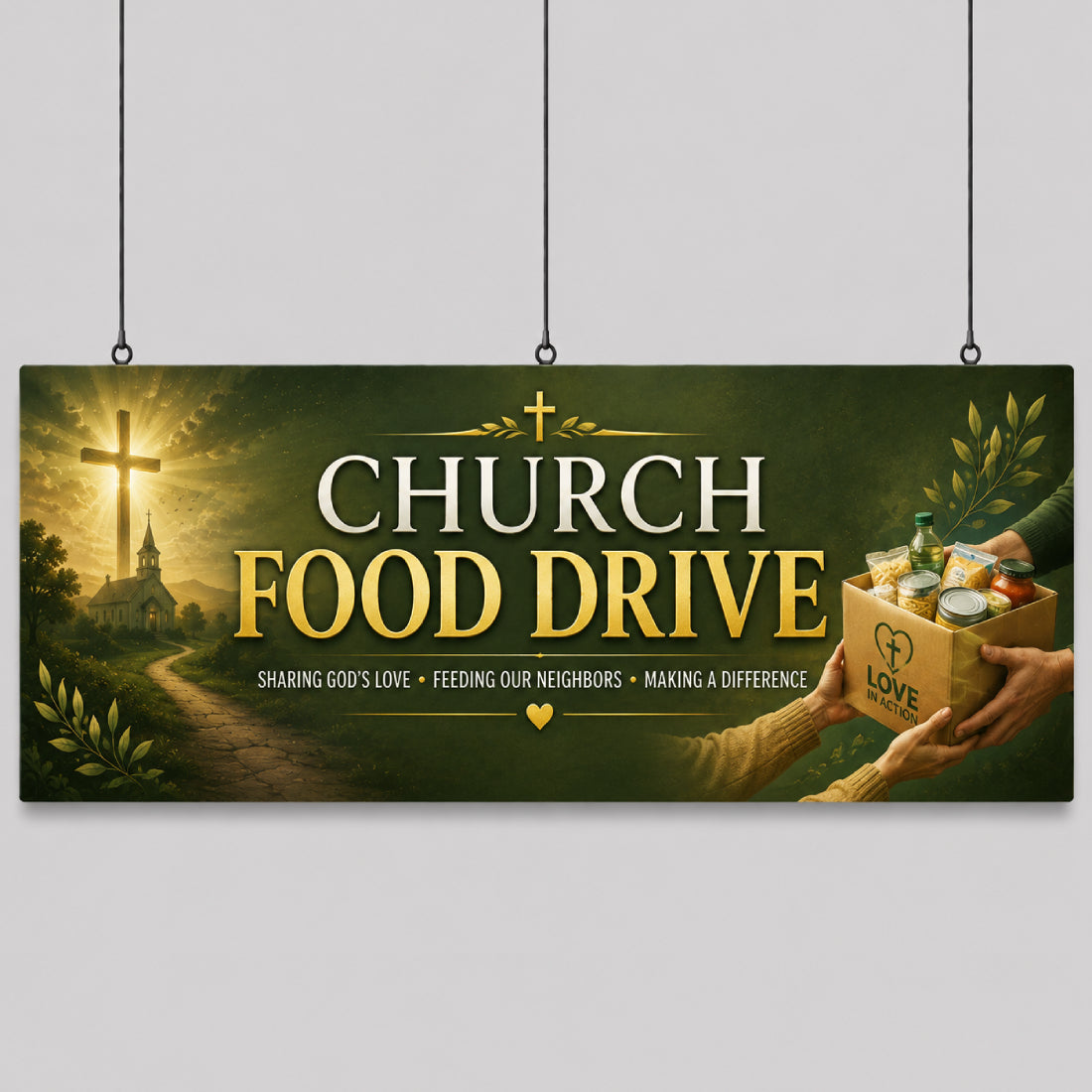 Church Ministry Hanging Panel