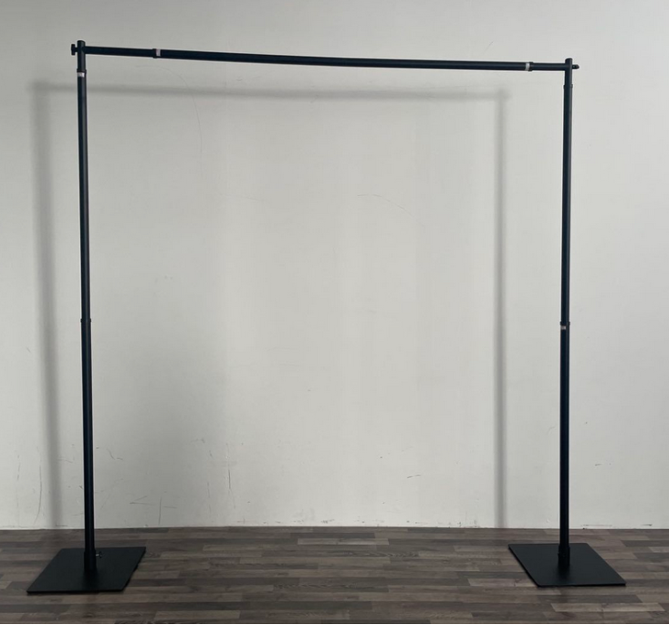 Adjustable Backdrop Stands with Heavy-Duty Bases