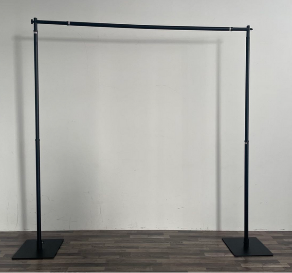 Adjustable Backdrop Stands with Heavy-Duty Bases