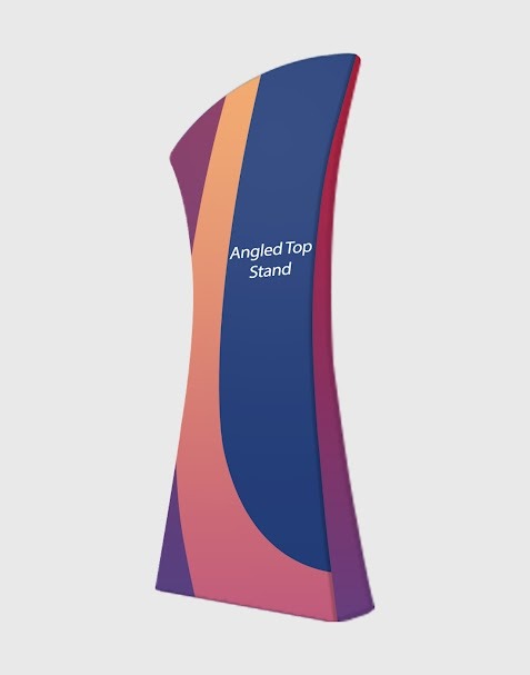 Angled Top Fabric Banner Stand