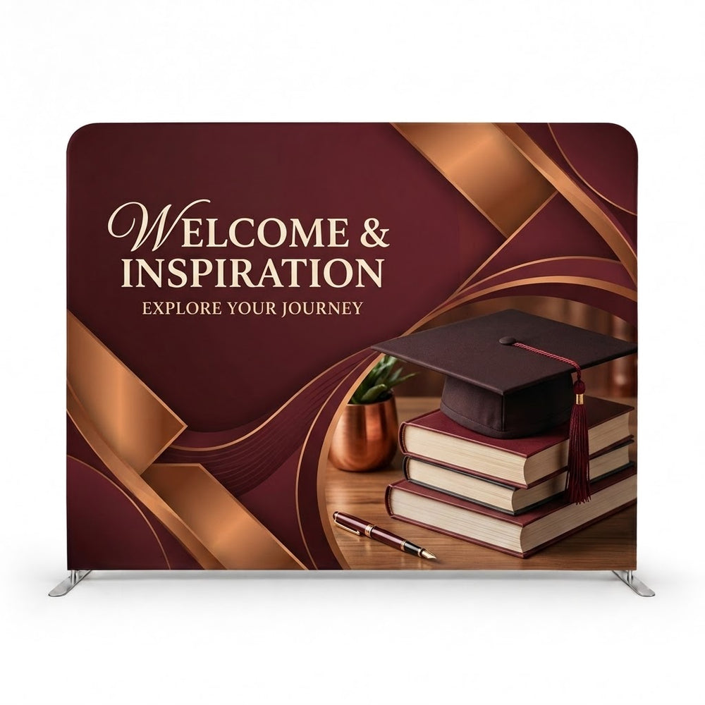 Graduation Stage Backdrop – Straight Tension Fabric