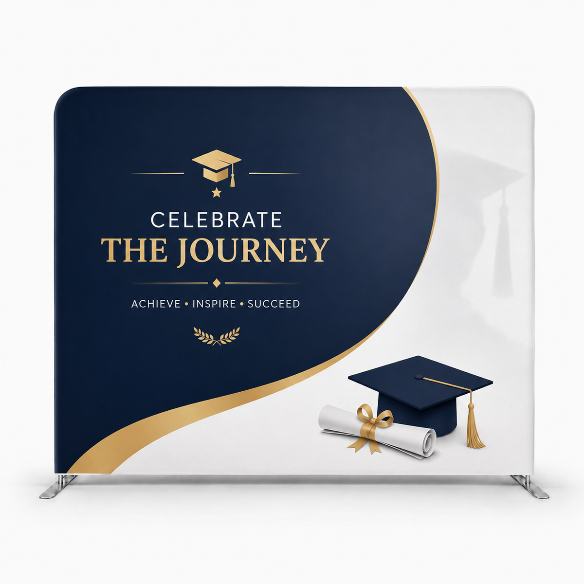 Graduation Stage Backdrop – Straight Tension Fabric