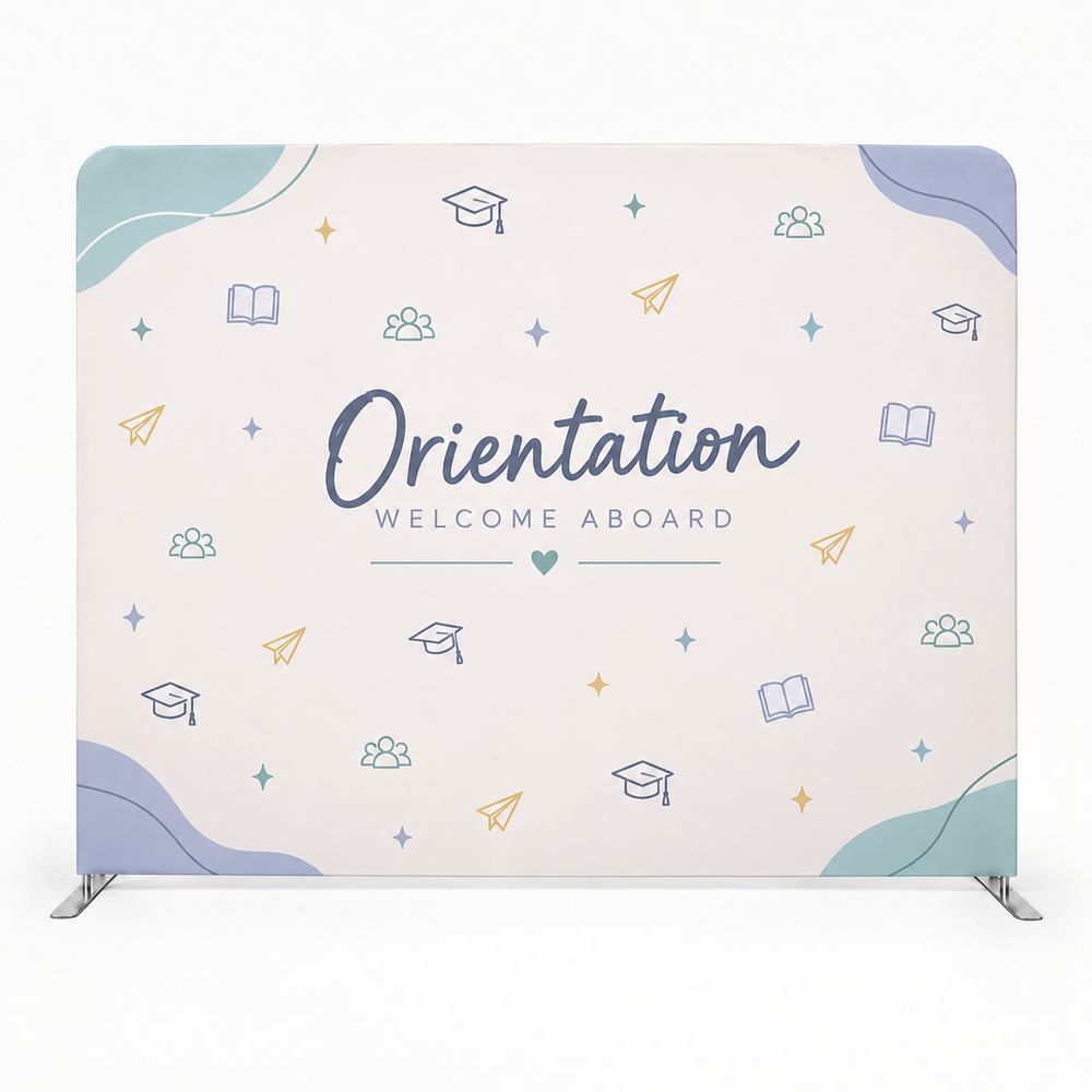 Graduation Step and Repeat Backdrop – Tension Fabric