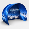 Half Circle Photo Booth Backdrop for Prom & Graduation