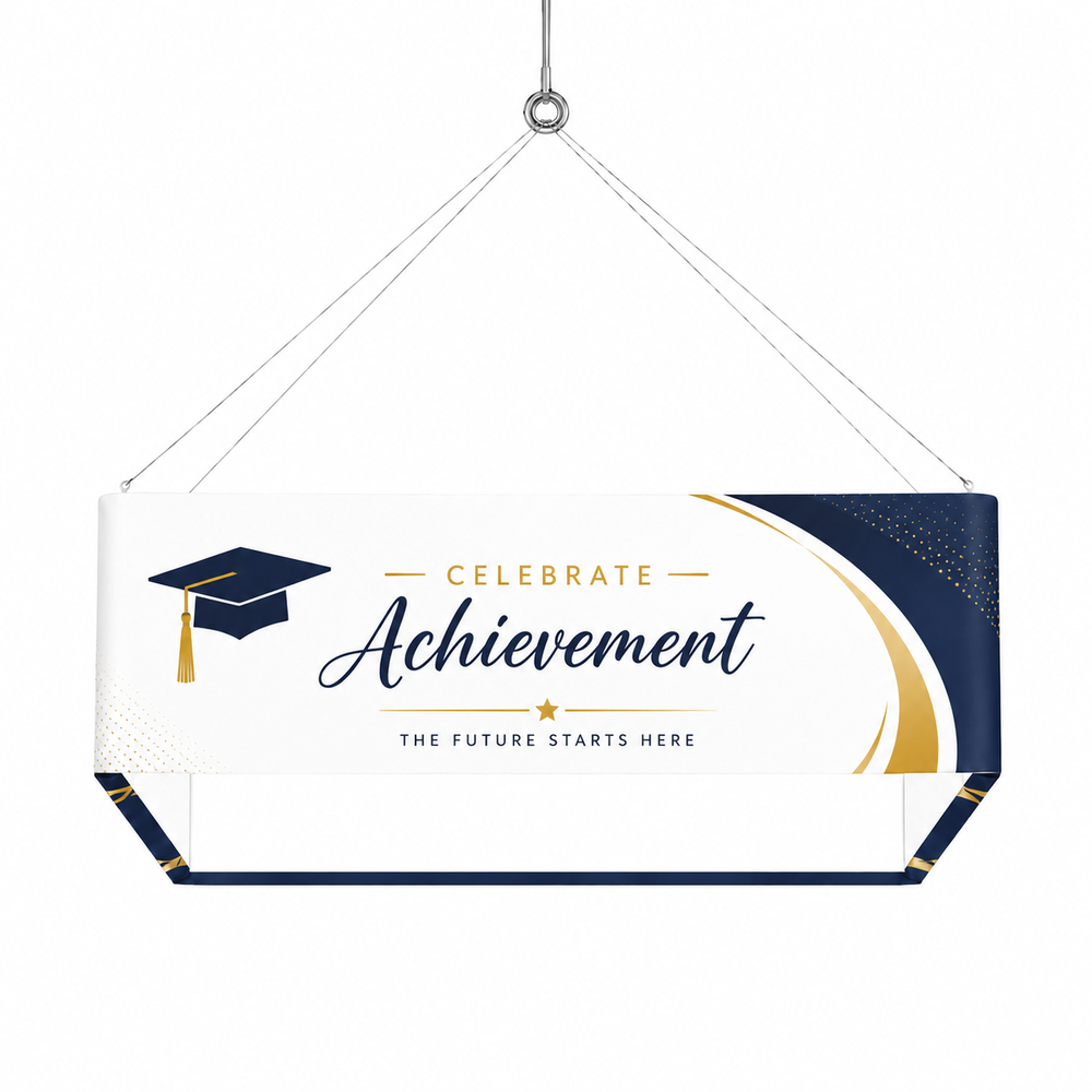 Hanging Banner for School Gyms & Campus Workshops