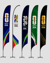 FIFA 2026 Concave Feather Flag