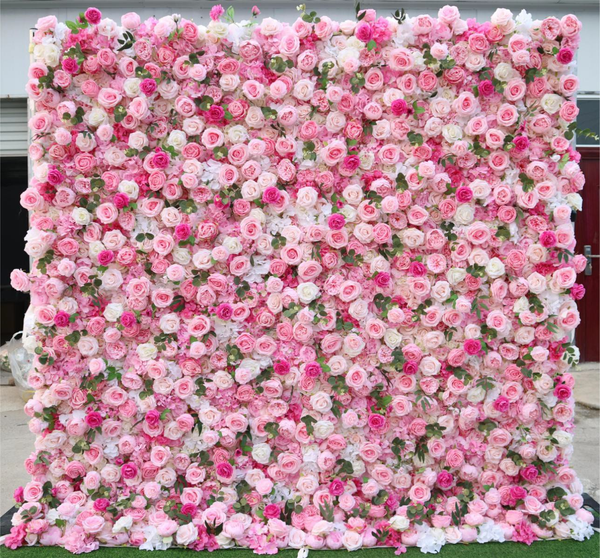 Artificial Floral Event Wall Backdrop – Style 59