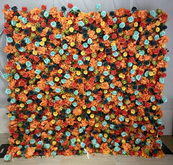 Artificial Floral Event Wall Backdrop – Style 61