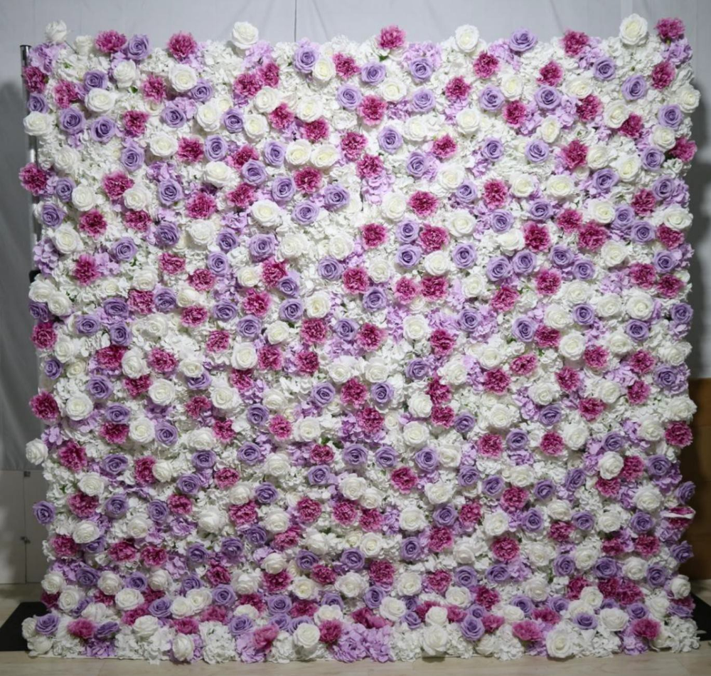 Artificial Floral Event Wall Backdrop - Style 21