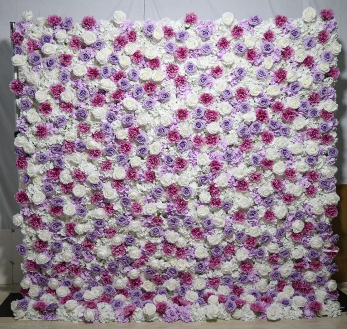 Artificial Floral Event Wall Backdrop - Style 21