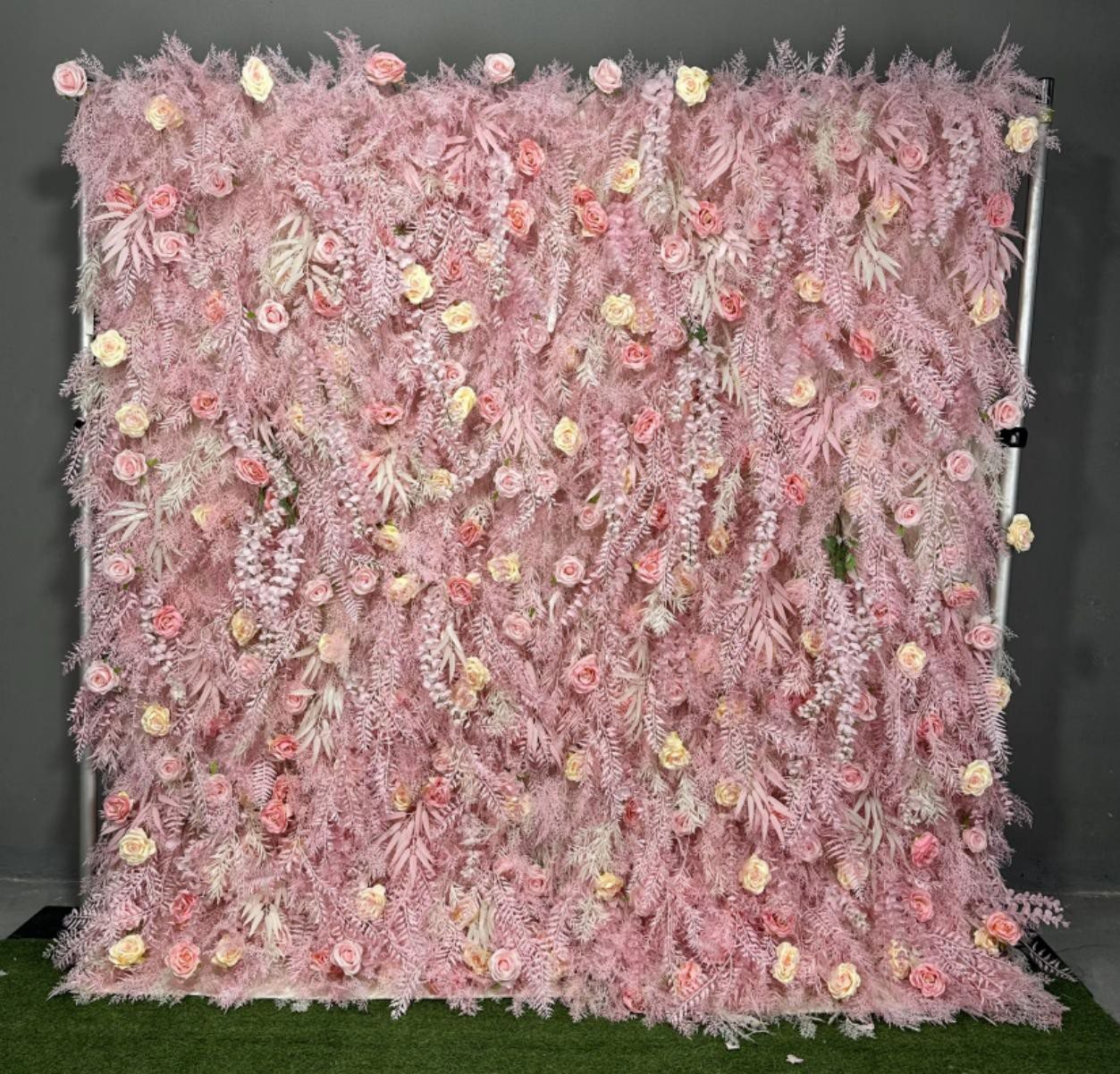 Artificial Floral Event Wall Backdrop – Style 71