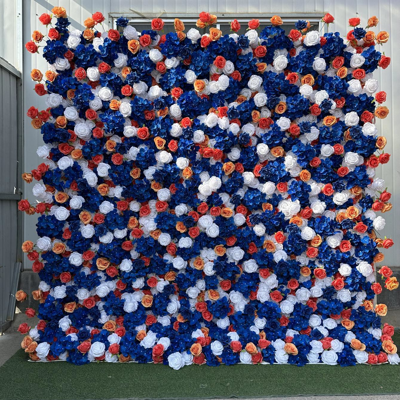 Artificial Floral Event Wall Backdrop – Style 78