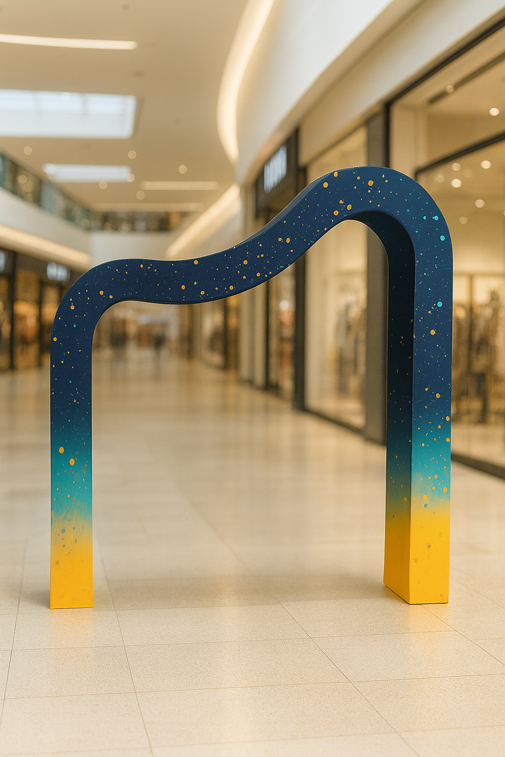 Wave Panel Backdrop 3D Curved Wave Arch Backdrop | Portable Fabric Display USA – Backdropsource