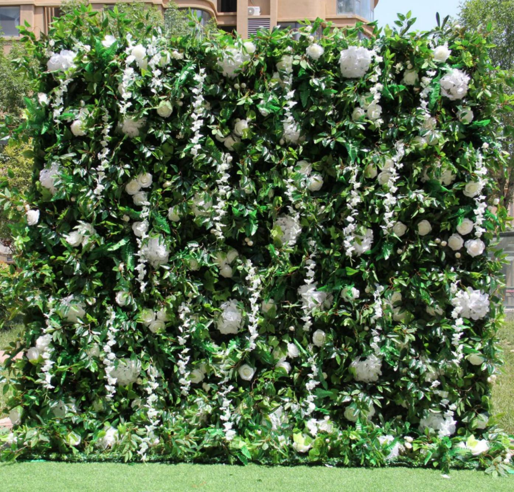 Artificial Floral Event Wall Backdrop - Style 06