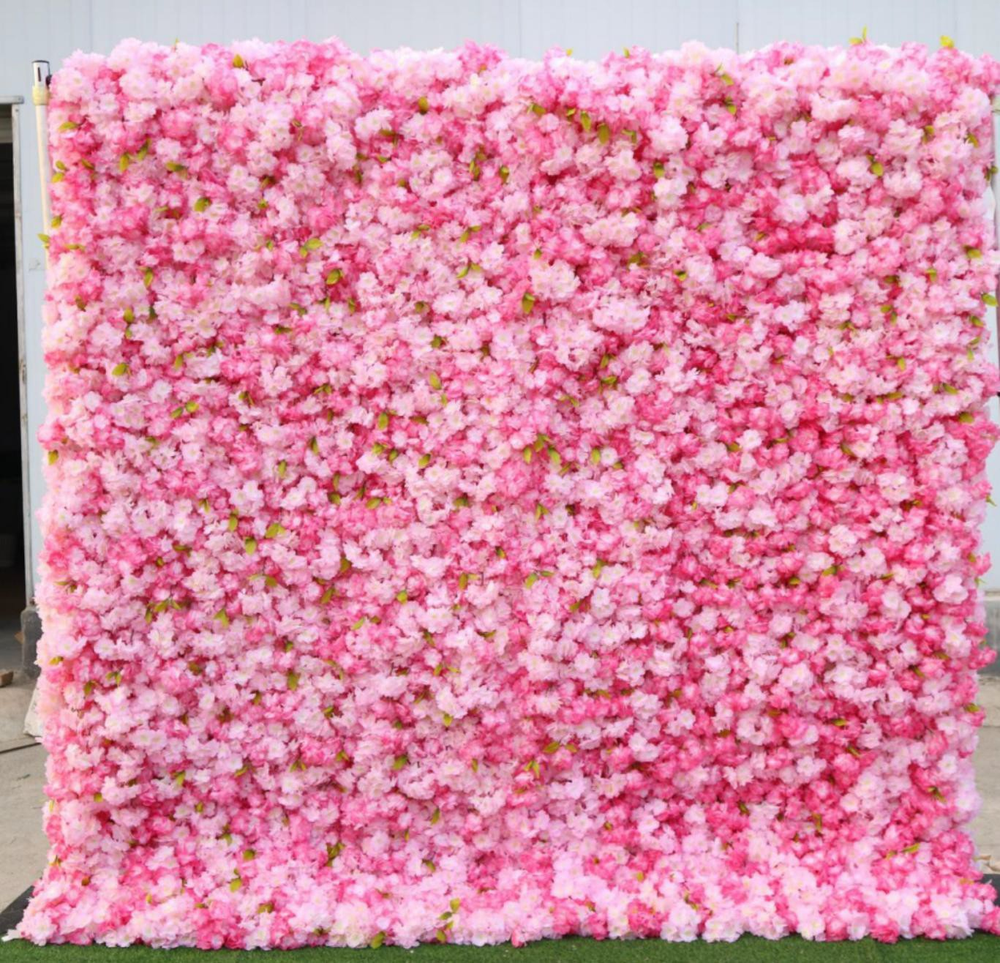Artificial Floral Event Wall Backdrop - Style 07