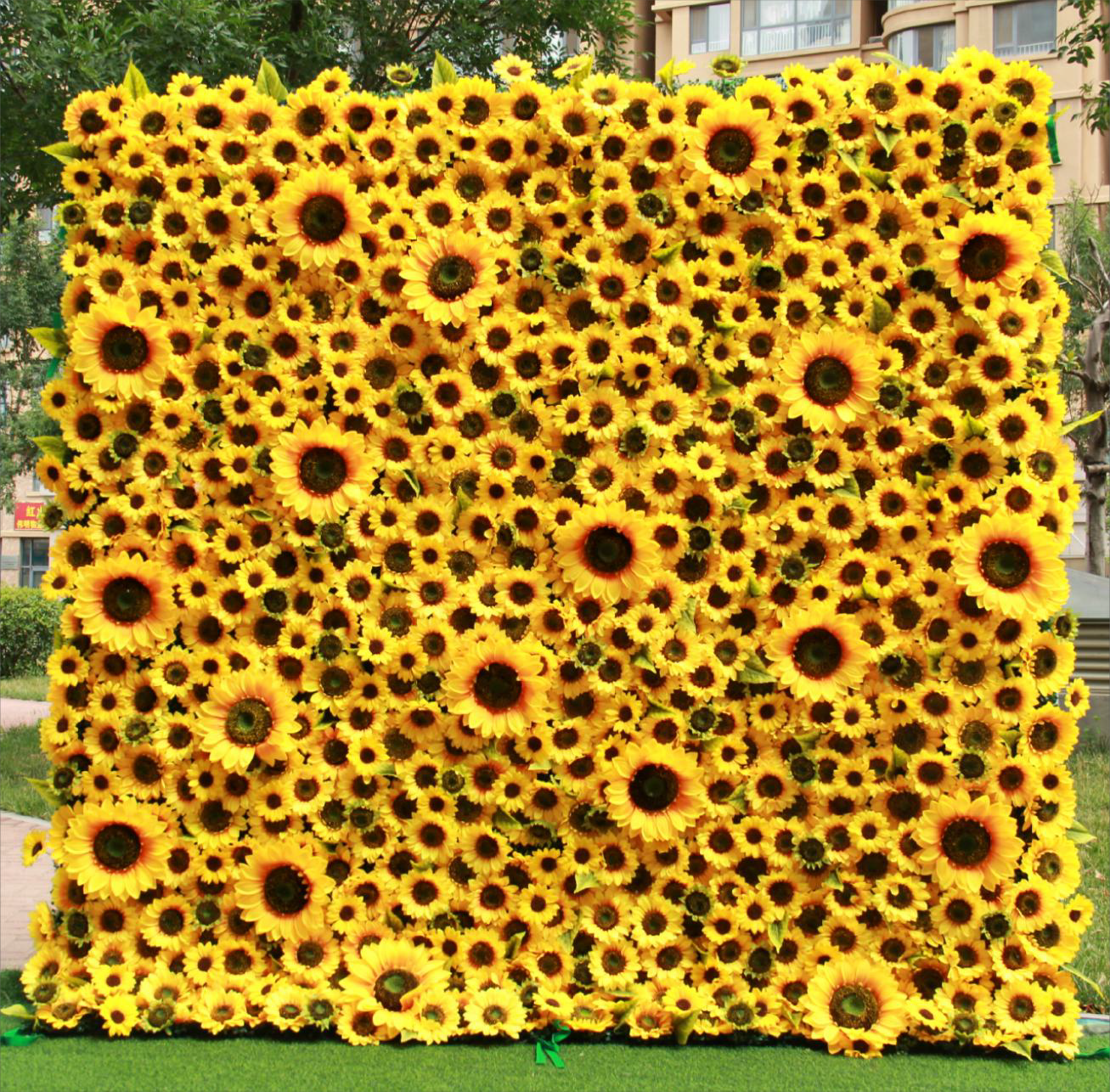 Artificial Floral Event Wall Backdrop - Style 09