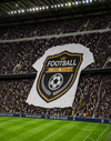 Large-format TIFO stadium banner