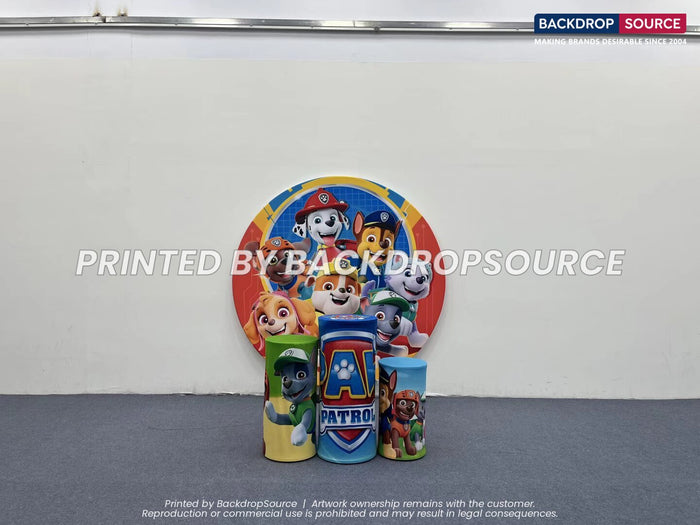 Round Party Backdrop Sets