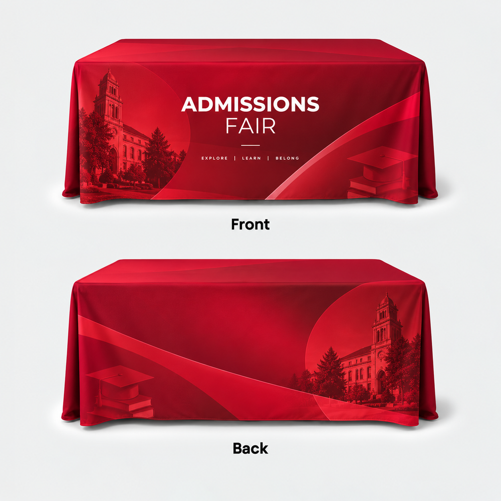 Pleated Table Cover for Graduation & Admissions Tables